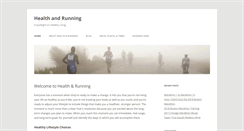 Desktop Screenshot of healthandrunning.com
