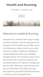 Mobile Screenshot of healthandrunning.com